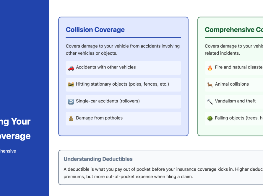Understanding your auto insurance coverage options