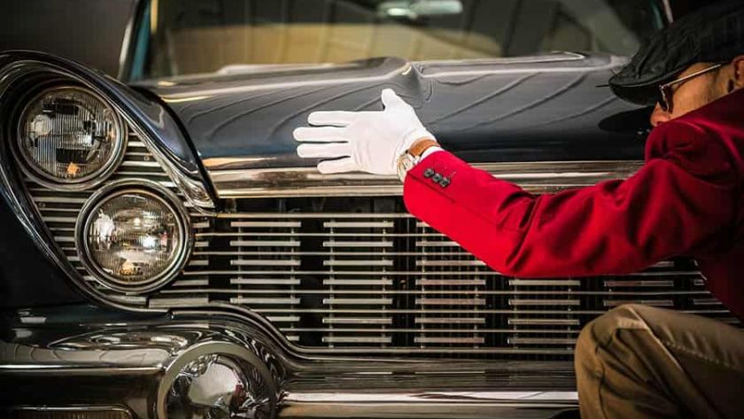 Classic car collision repair preserving automotive history