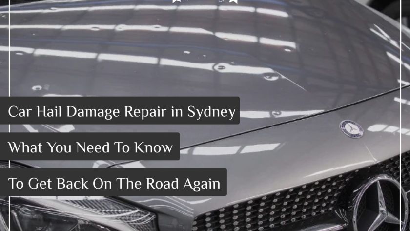 Hail damage repair restoring vehicle after severe weather