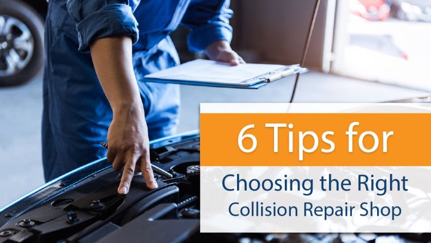 How to choose the right collision repair shop
