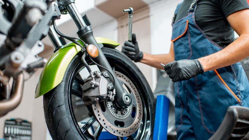 Motorcycle collision repair specialized techniques
