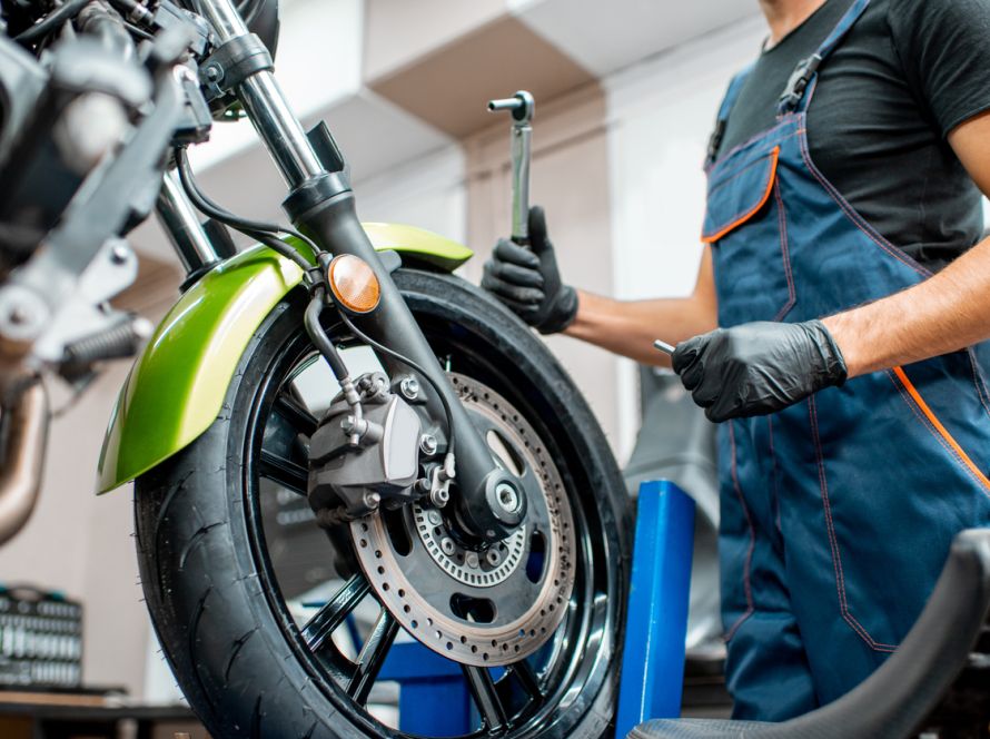 Motorcycle collision repair specialized techniques
