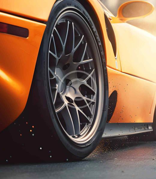 Technician performing collision repair work