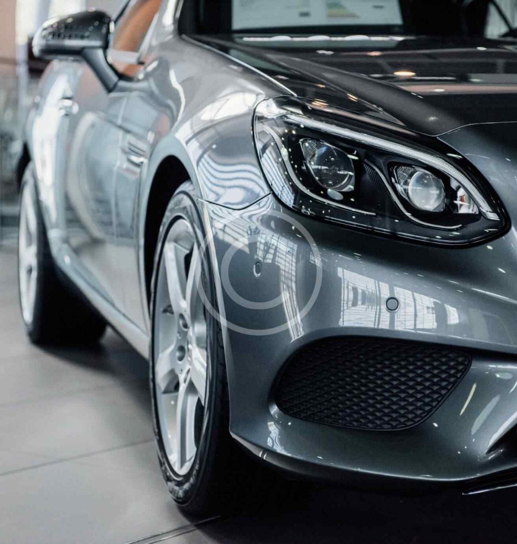 Professional collision repair work in progress